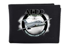 STRIKER Kožená peněženka Aero L-39 delfín