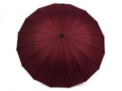 Kraftika 1ks vínová velký rodinný deštník s dřevěnou rukojetí