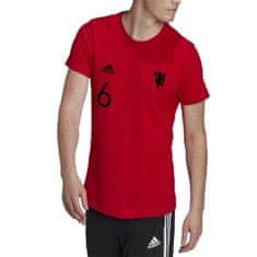 Adidas Tričko červené S Mufc Gfx T 6