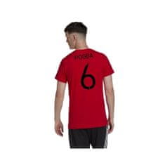 Adidas Tričko červené S Mufc Gfx T 6