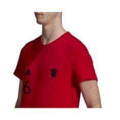 Adidas Tričko červené S Mufc Gfx T 6