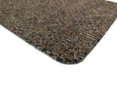 AKCE: 55x340 cm Metrážový koberec New Techno 3517 hnědé, zátěžový (Rozměr metrážního produktu Bez obšití)
