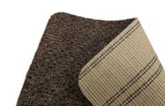 AKCE: 55x340 cm Metrážový koberec New Techno 3517 hnědé, zátěžový (Rozměr metrážního produktu Bez obšití)