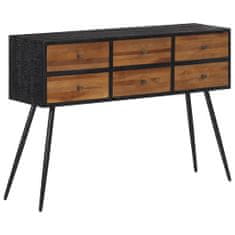 Vidaxl Konzolový stůl se zásuvkami 116 x 30 x 76 cm recyklovaný teak