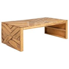 Vidaxl Konferenční stolek erozní masivní teak 110 x 35 x 38 cm