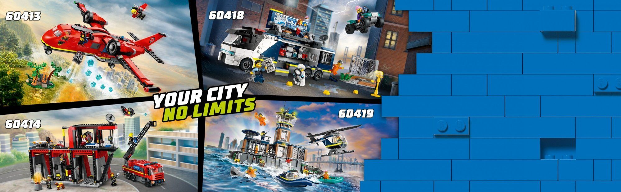 LEGO City 60414 Hasičská stanice s hasičským vozem