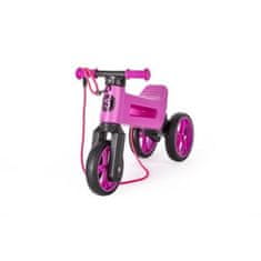 Teddies Odrážedlo FUNNY WHEELS Rider SuperSport 2v1 + popruh, růžové