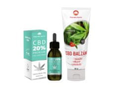 Pharma Activ CBD 20% PREMIUM 2000mg Full Spectrum 10ml + CBD balzám 100ml