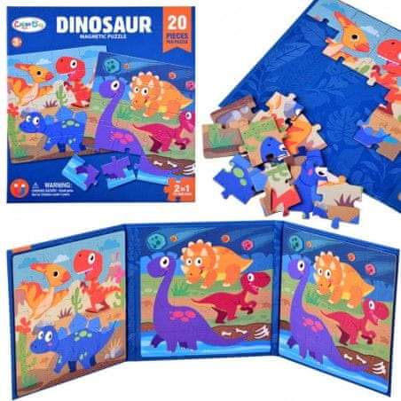 Color Day Magnetické puzzle Dinosaurus