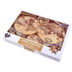 JOKOMISIADA Puzzle- Historická mapa světa, 1000 dílků