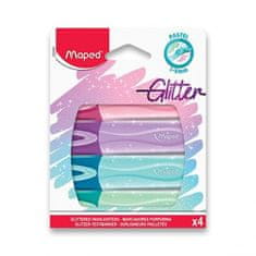 Maped MAPED FLUO PEPS Classic GLITTER – Set zvýrazňovačů