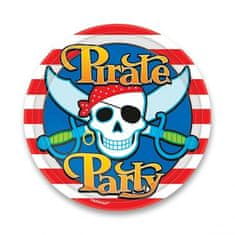 Amscan Papírové talíře Pirate Party
