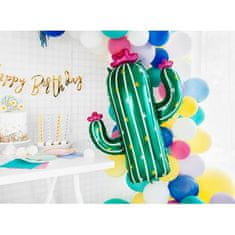 PartyDeco Baner Happy Birthday zlatý, 16,5 x 62 cm