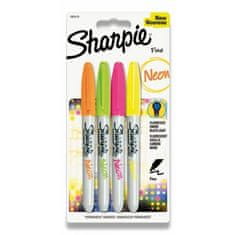 Sharpie SHARPIE FINE Neon – Set permanentních popisovačů