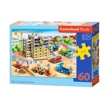 Castorland Puzzle Staveniště, 60 dílků