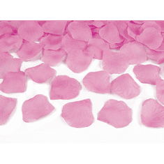 PartyDeco Konfety v tubě – lupeny růží, růžové 80cm