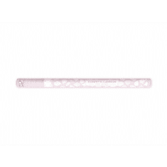 PartyDeco Konfety v tubě – lupeny růží, bílé 80cm