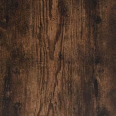 Greatstore Úložná lavice kouřový dub 102 x 42 x 46 cm kompozitní dřevo