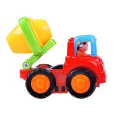 JOKOMISIADA Huile TOYS sada: Traktor + bagr + domíchávač + tatra, 12m +