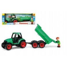 LENA Traktor s vlečkou a s figurkou, 32 cm