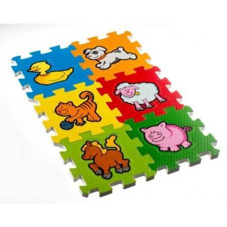 Teddies Pěnové puzzle Moje první zvířátka 15x15