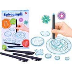 JOKOMISIADA Spirograf de luxe set – dětský spirograf na kreslení