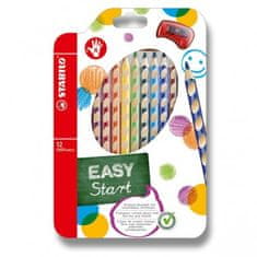 Stabilo Barevné pastelky Stabilo EasyColors pro praváky, 12 barev