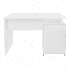 KONDELA PC stůl, bílá, HANY NEW