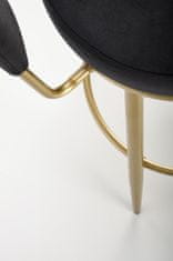 Halmar Barová židle H115 černá