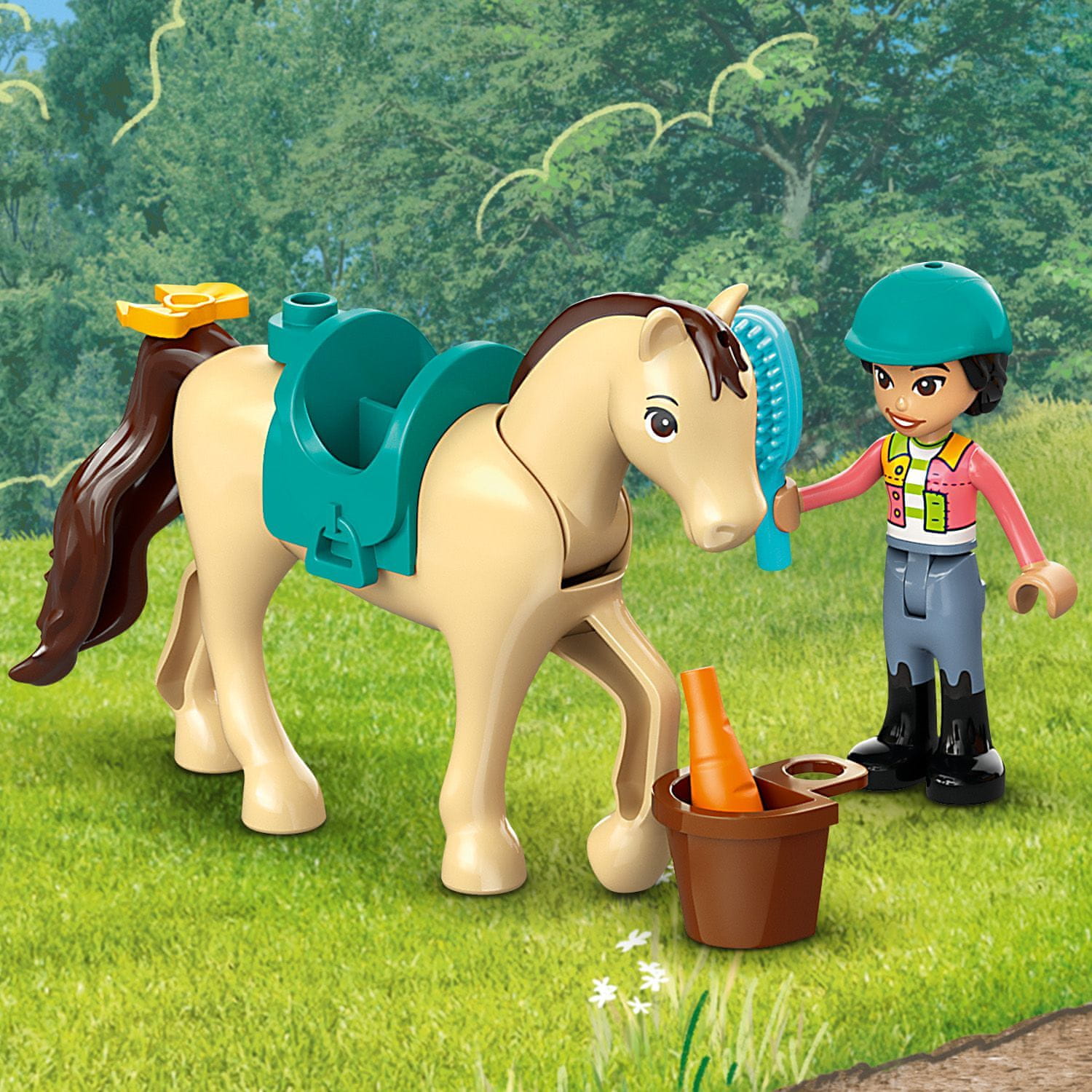 LEGO Friends 42634 Přívěs s koněm a poníkem