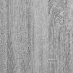 Greatstore Konferenční stolek šedý sonoma 40 x 40 x 45 cm kompozitní dřevo