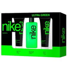 Nike Ultra Green Man - EDT 100 ml + sprchový gel 75 ml + balzám po holení 75 ml