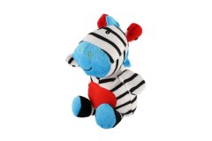 Teddies Zebra chrastítko plyš 24cm 0+