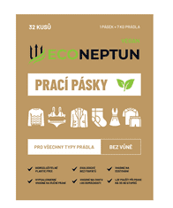 Eco Neptun EcoNeptun prací pásky bez vůně, 32ks