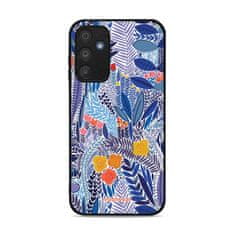 Mobiwear Prémiový lesklý kryt Glossy na mobil Samsung Galaxy A15 / A15 5G - G037G - Modrá květena