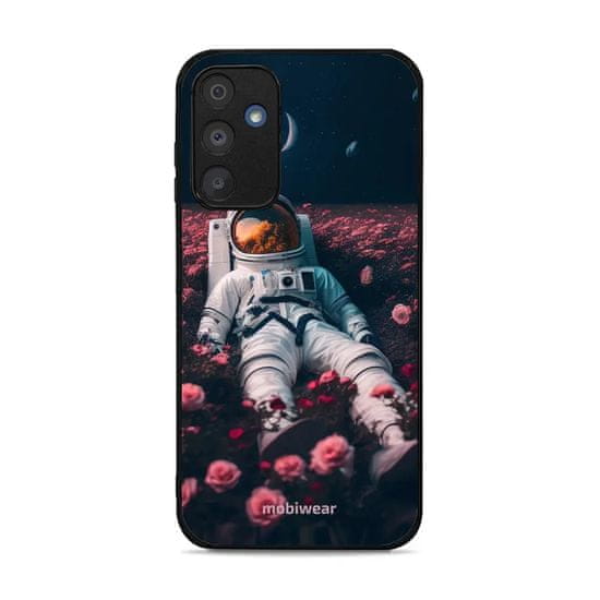 Mobiwear Prémiový lesklý kryt Glossy na mobil Samsung Galaxy A15 / A15 5G - G002G Astronaut v růžích