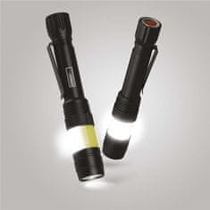 Emos Ruční svítilna P3112 360° COB LED svítilna kovová, 270 lm, 2x AA