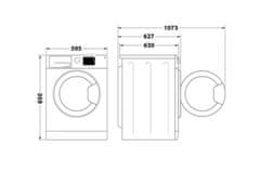 Whirlpool Pračka s plněním plněním FFB 9469 BV EE