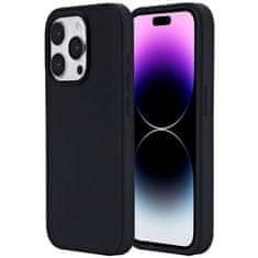 eSTUFF Kryt na mobil INFINITE Riga Silicone Case na Apple iPhone 15 Pro - černý