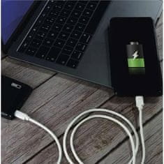 Emos USB kabel USB-C/ Lightning, MFi, 1 m - bílý