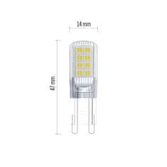 Emos LED žárovka ZQ9335 Classic JC / G9 / 2,5 W (32 W) / 350 lm / teplá bílá