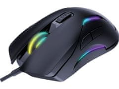 Sandberg LightFlow 6D Gamer Mouse, herní myš, 3600dpi, LED podsvícení, černá