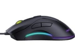 Sandberg LightFlow 6D Gamer Mouse, herní myš, 3600dpi, LED podsvícení, černá