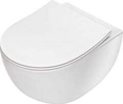 Deante PEONIA ZERO CDED6ZPW Závěsné rimless WC včetně sedátka, bílá - Deante