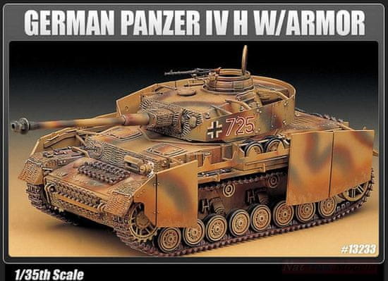 Academy Pz.Kpfw. IV Ausf.H, německá armáda, Model Kit 13233, 1/35