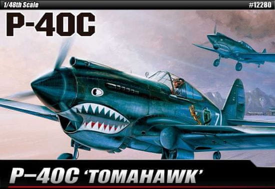 Academy Curtiss P-40C Kittyhawk, Model Kit 12280, 1/48