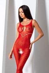 Passion Passion Bodystocking (BS078), červený obleček síťovaný