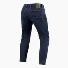 REV´IT! kalhoty jeans ORTES TF Long dark used černo-modré 32