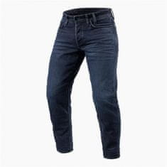 REV´IT! kalhoty jeans ORTES TF Long dark used černo-modré 32