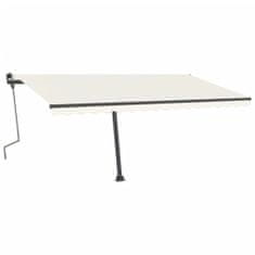 Vidaxl Sada sloupků pro markýzu antracitová 450 x 245 cm železo